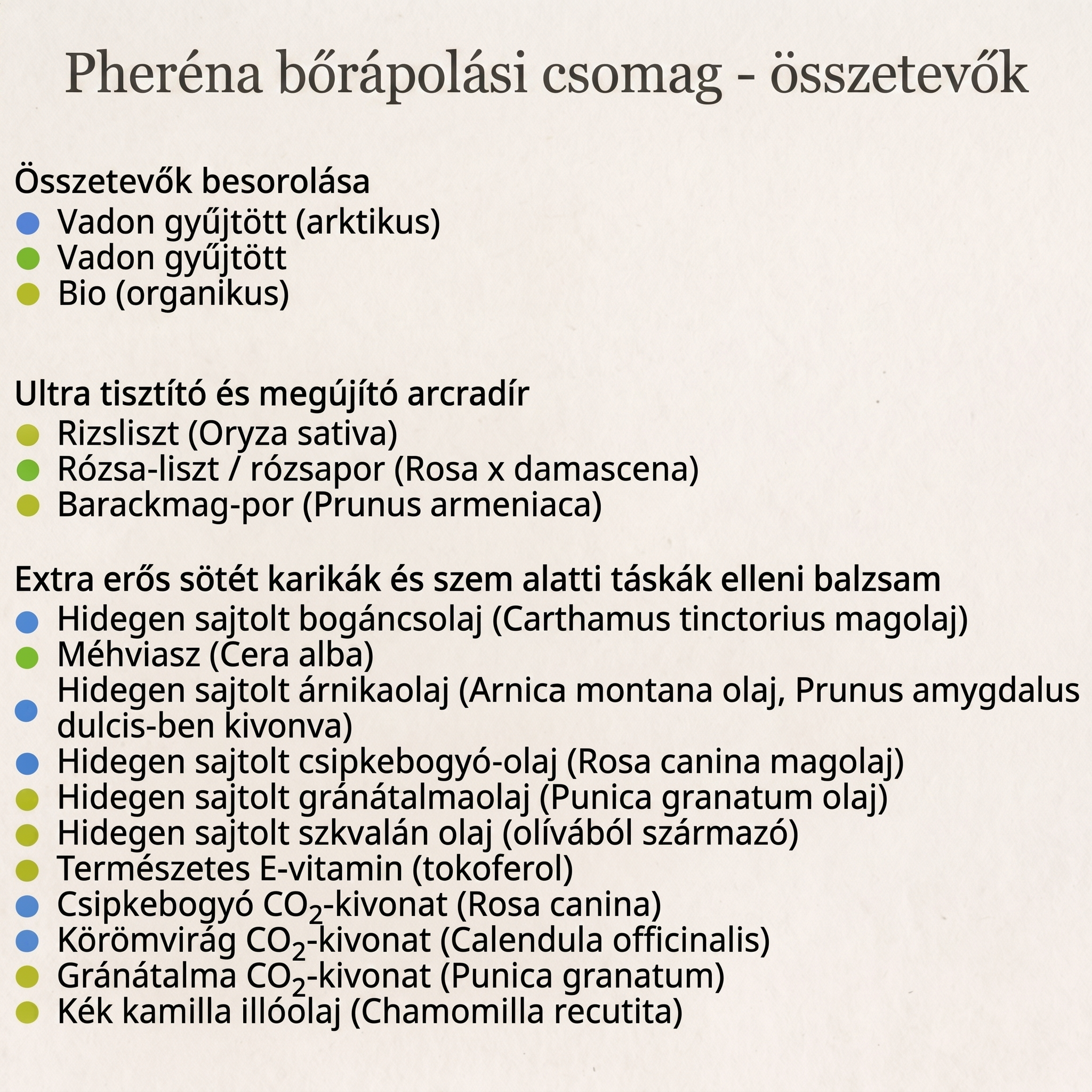 Pheréna - Komplett Anti-Age Szett Nőknek